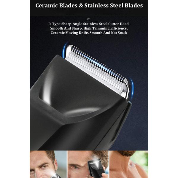 Podadoras de pelo de cerámica reemplazables de las cabezas de la cuchilla de la ingle del pelo del condensador de ajuste IPX4 del cuerpo eléctrico de la prenda impermeable