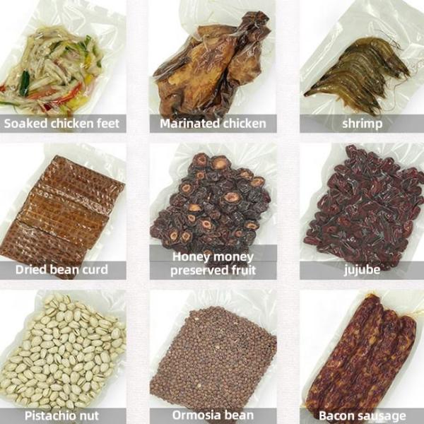 Máquina de embalaje a vacío de doble cámara para mariscos / carne salada / pescado seco / cerdo / carne de res / arroz