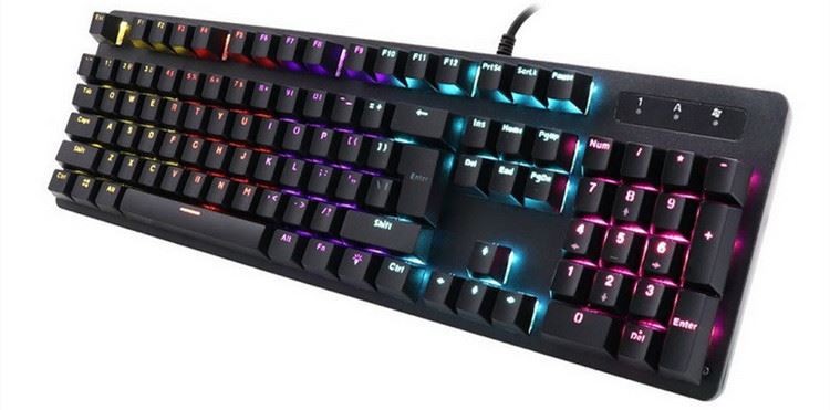 Клавиатура пылезащитного связанного проволокой RGB клавиатуры и мыши компьютера механическая