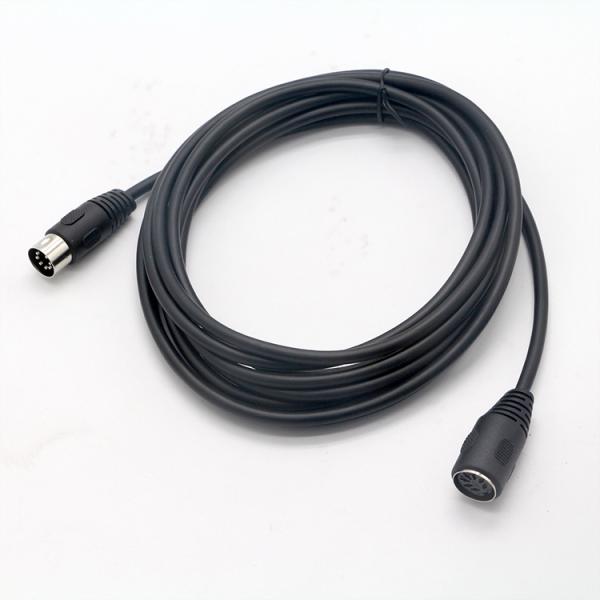 CUSTOM Shield Male to Male Female Big 7 PIN DIN Cable