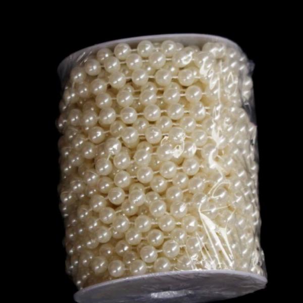 High Quality DIY Handmade ABS Cream Color Plastic Pearls Link MOT Beads