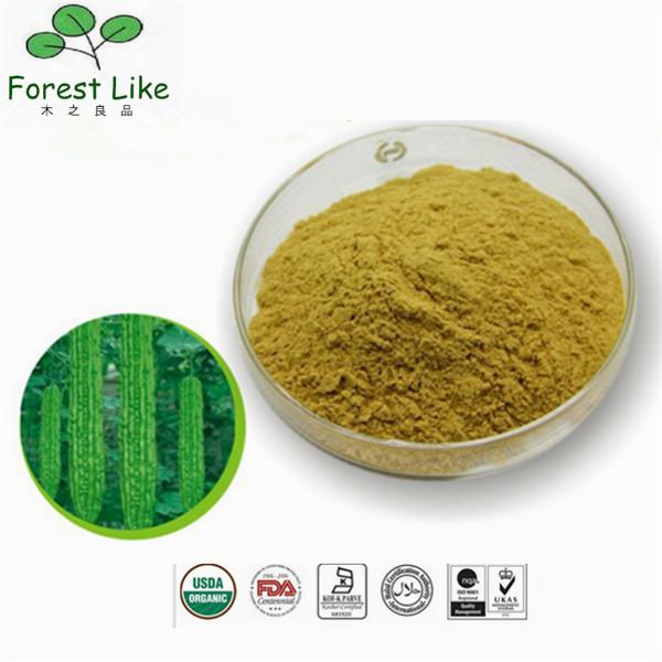 Bitter Melon Extract Powder 10 % ~ 30 % Charantin Treat Diabetes and Blood Sugar Lowering