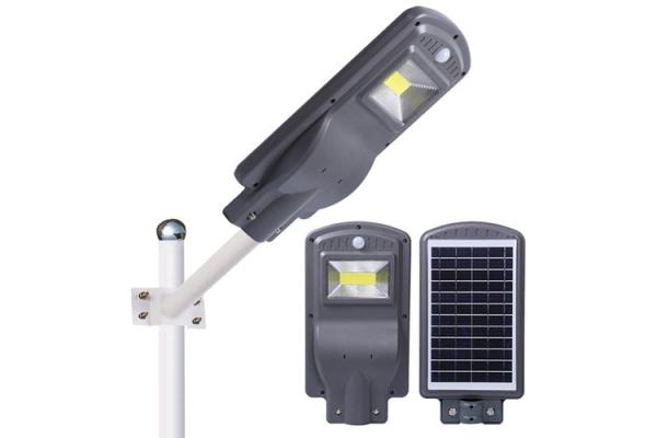 luz de rua solar posta 20W toda em uma para fora parede da porta que lava a lâmpada conduzida solar IP65