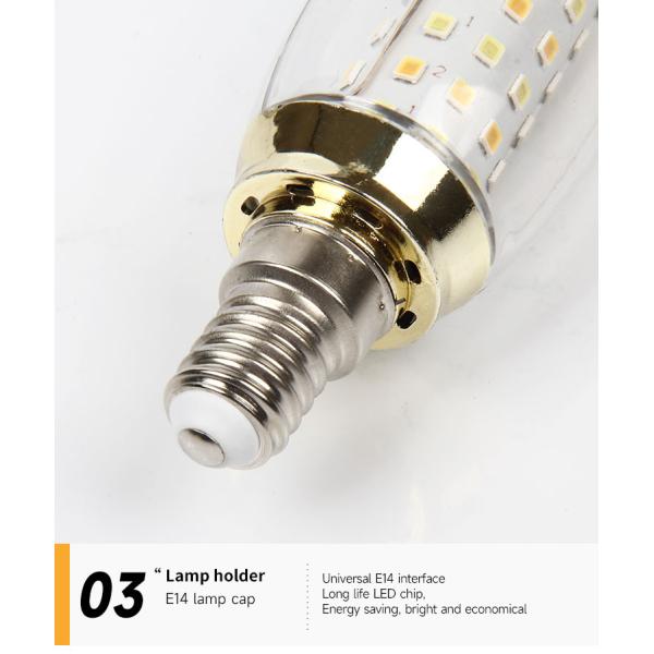 High Brightness E27 E14 COB Led Bulb Light With Three Years Warranty