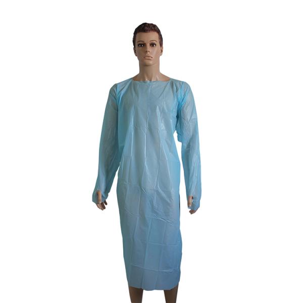 Non Sterile Non Woven Disposable Gown Blood And Body Fluids Protection
