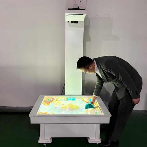 3D Holographic Projection Indoor Sand Table Interactive Gaming Projector System Interactive Projection Game