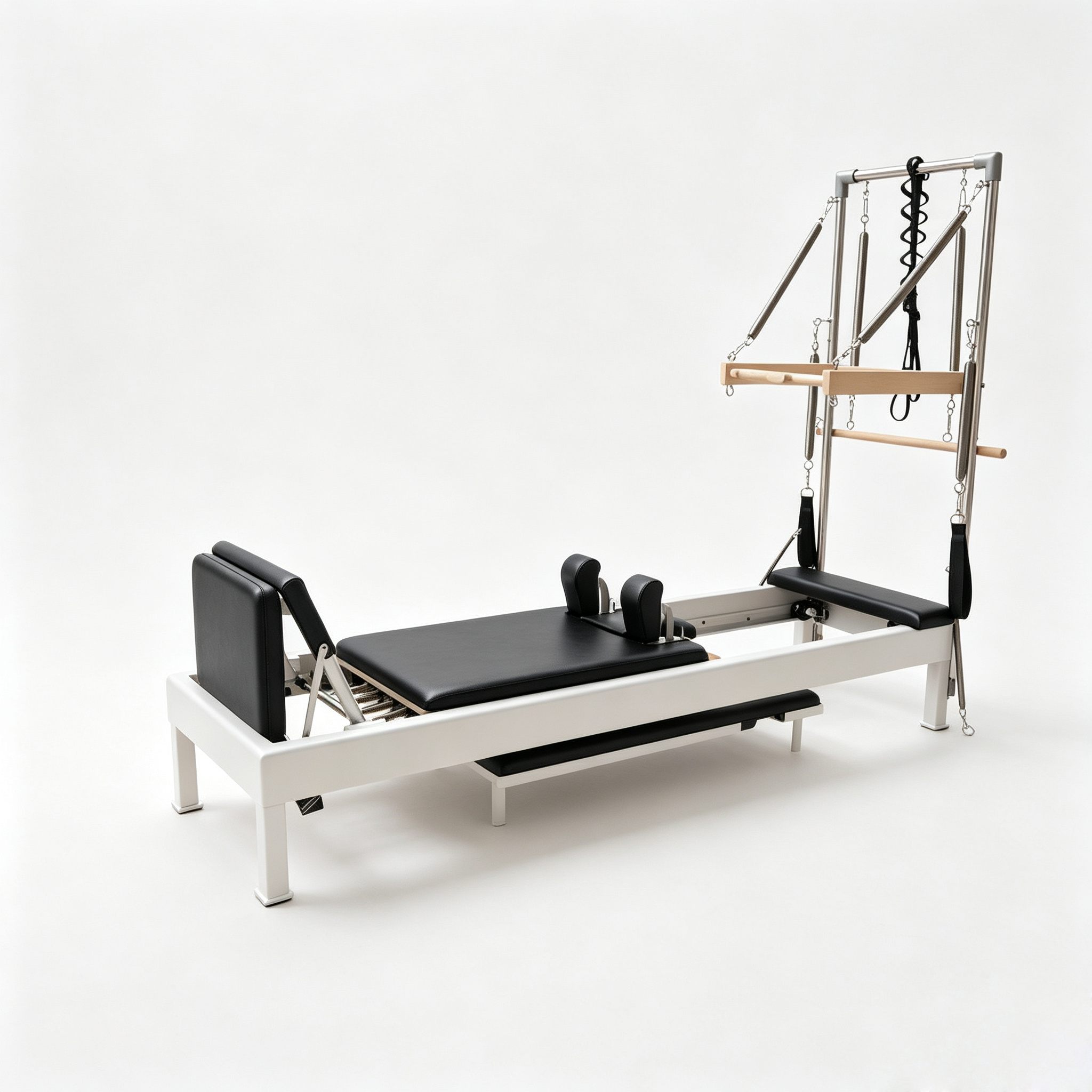 Classic Aluminum Alloy Pilates Tower Equipment Compact Reformer For Home