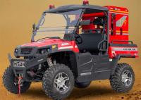 Motocicleta da luta contra o incêndio 4*4 ATV com tanque & bomba de água