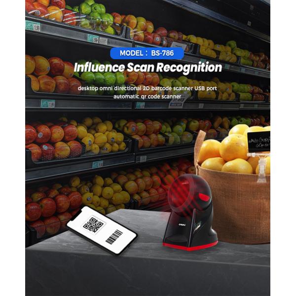 Настольный блок развертки штрихкода POS 60fps Omni дирекционный точность 4 mil