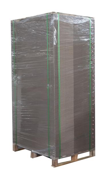 1mm 1.5mm 2mm Grey Cardboard Sheets Anti Curl Duplex Cardboard With Single Side Coating