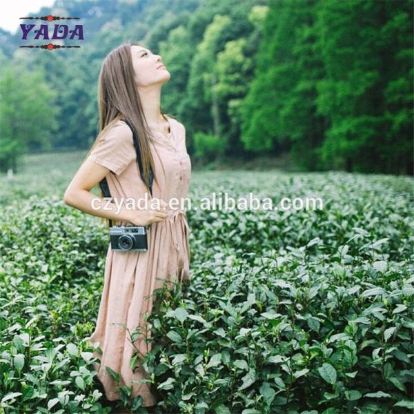 Casual linen summer casual formal office dresses designer dress for women