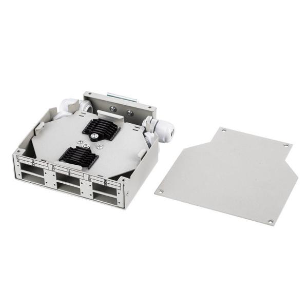 Gray Outdoor Fiber Optic Distribution Box SC/FC/ST/LC Fiber Optic Termination Box