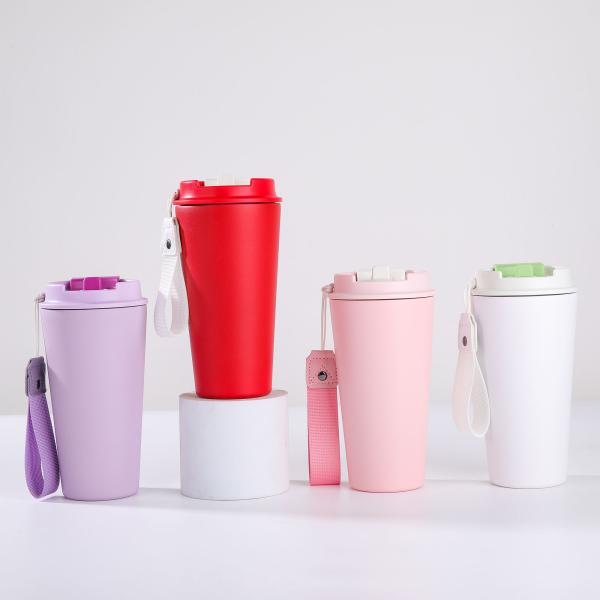 Lid Custom Colorful 350ml/500ml Thermal Mug Portable Gift Student Coffee Milk Thermos Modern Design Style