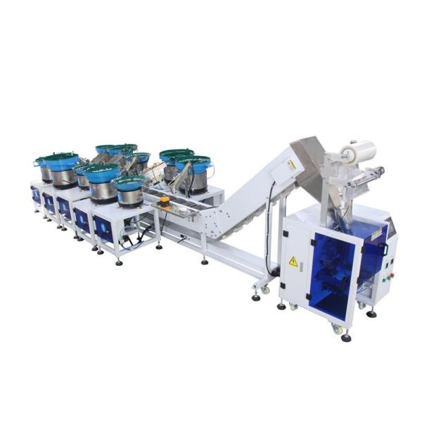 Pva Film Sachet Pouch Multi - disc Screw Hardware Plastic Bags Rotary Bucket Type Packing Machine