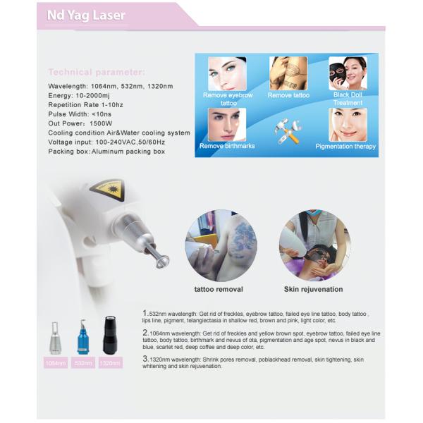 Renlang Q Switched ND YAG Laser Machine 1064 Laser Hair Removal Machine