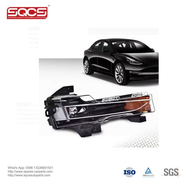 Lâmpada de neblina SQCS para TESLA Modelo 3 Y 2017-2021 1077391-00-E 1077392-00-E Excelente