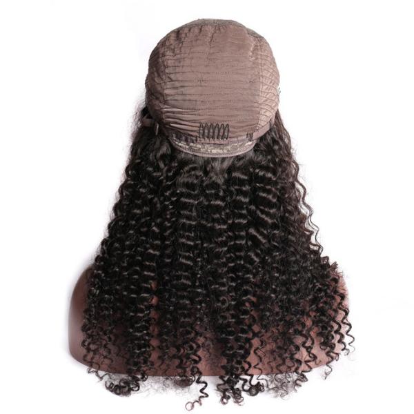 Curly Glueless Wigs Human Hair Ready To Wear Deep Curly  5x5  Lace Closure Wigs