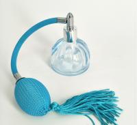 Garrafa de perfume de vidro do vidro da forma da bola do pulverizador do airbag dos recipientes 100ml de Consmetic