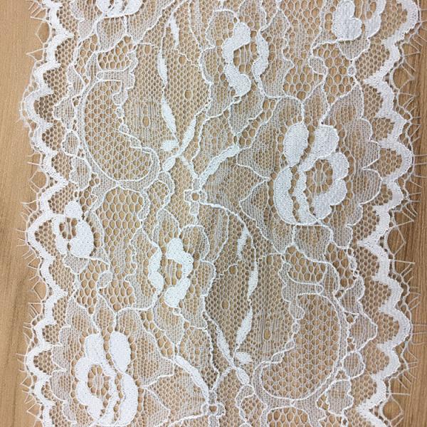 15 cm Underwear Strench Lace Border Eyelash lace edge with ivory black color in stock