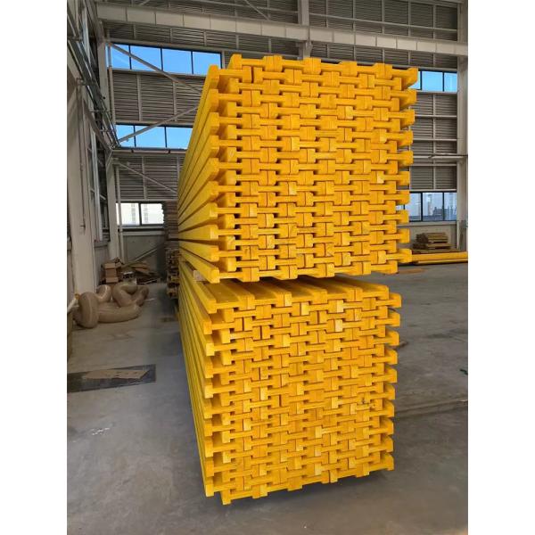 Construction Pine Wooden H20 Yellow Painting Lumber Scaffold Beam