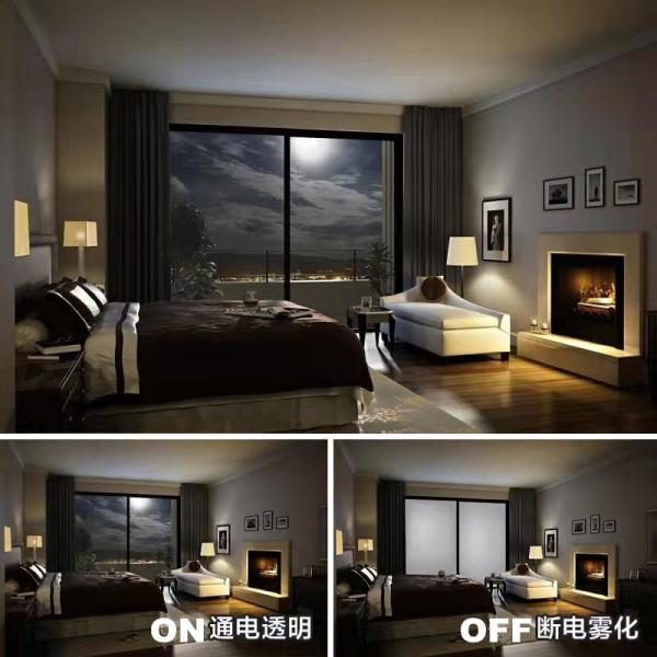 ODM Black PDLC Glass Film With 90% Infrared Blocking
