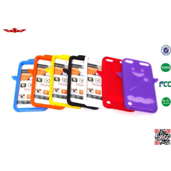 Hot Selling 100% Quality Guaranteed Angel Silicone Cover Cases For Ipod Touch 5 Colorful