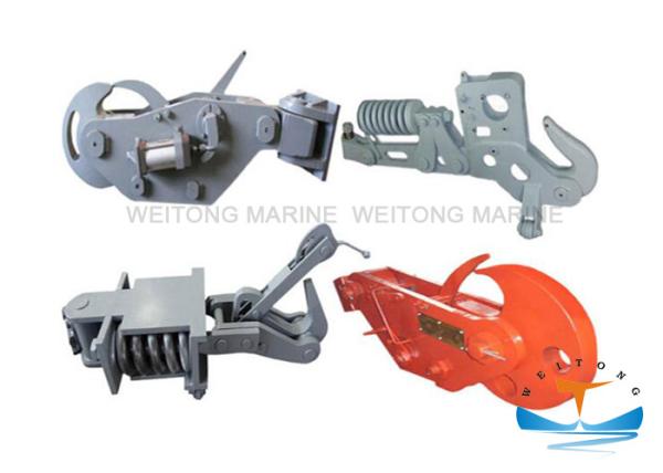 Marine Ship Mooring Towing 40T Pneumatic Quick Release Spring Towing Hooks