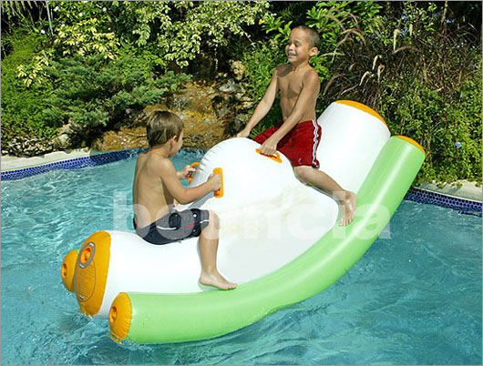 Totter inflable del agua de la calidad comercial de la lona durable del PVC para los niños
