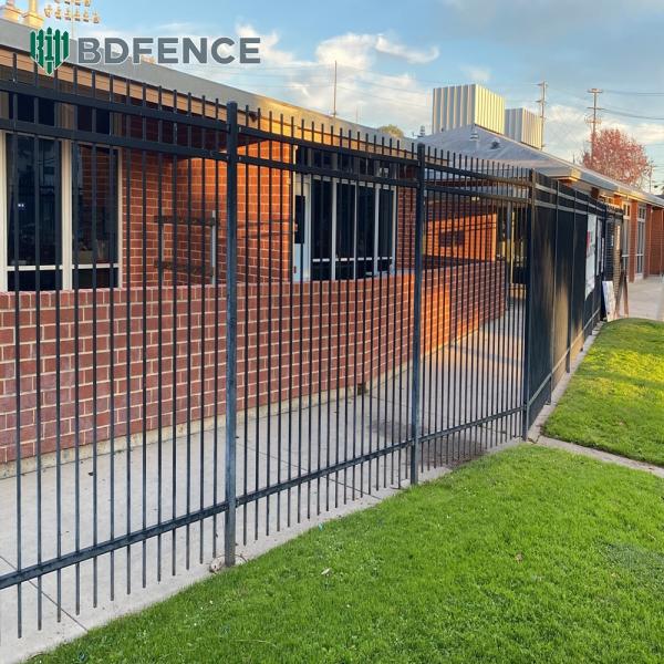 1.8m UV-Stabilized Tubular Security Fencing Sunbelt Approved