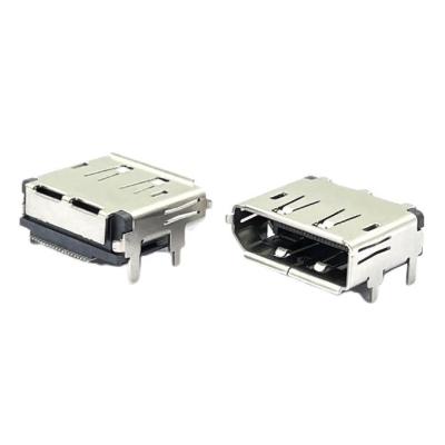 Porta de exibição 20P Conexão de soquete USB Micro Soquete USB Fêmea LCP Solda chapeamento 40V