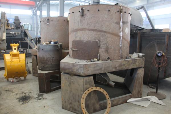 Carbon steel material 25 ton per hour centrifugal machine for gold mining selection