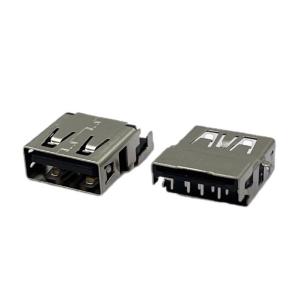 CH1.54mm PA9T Noir Connecteur USB DIP Micro 5 Broches A Femelle 90 Degrés RVS