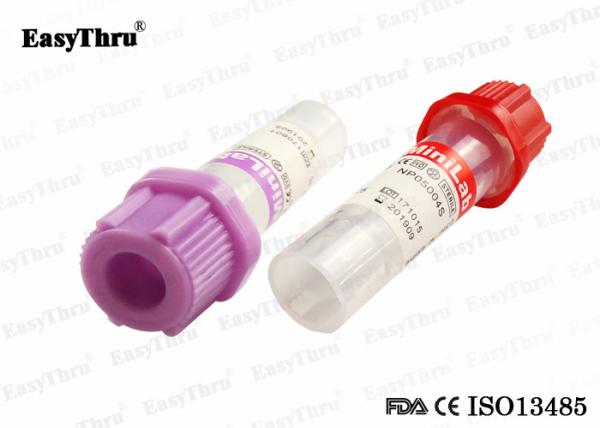 Practical Serum Blood Sample Collection Tubes Nontoxic Medical Grade