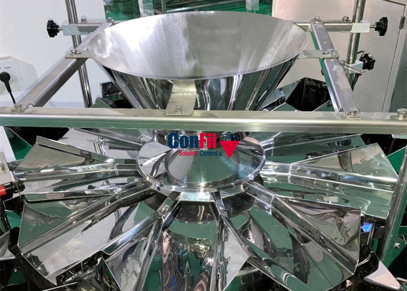 Weigher Multihead веся машины Multihead для опиловочного станка IP63 блинчика пекарни делает водостойким