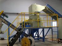 Machine en plastique de collection de bouteille de sécurité/machine à laver de meulage en plastique