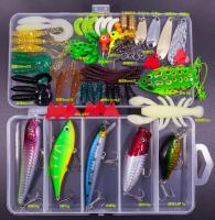 Metal Jig Lampiões Peixes de pesca Set Anti Corrosão 17 - 73 PCS