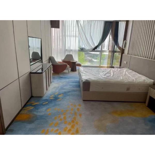 Modern Design Style High Pile Commercial Room Custom Printed Nylon Wall to Wall Carpet