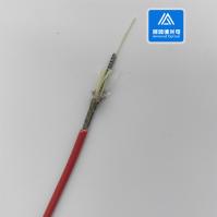 Simplex 3.0mm Armored Sensing Fiber Optic Cable LSZH jacket 62.5 125 Railway Metro