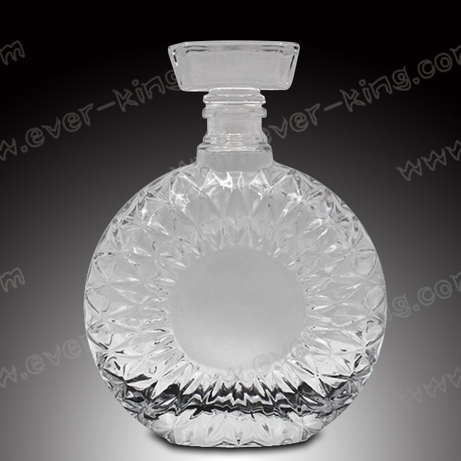 Бутылка алкоголя 750ml пластиковой крышки прозрачная для духа