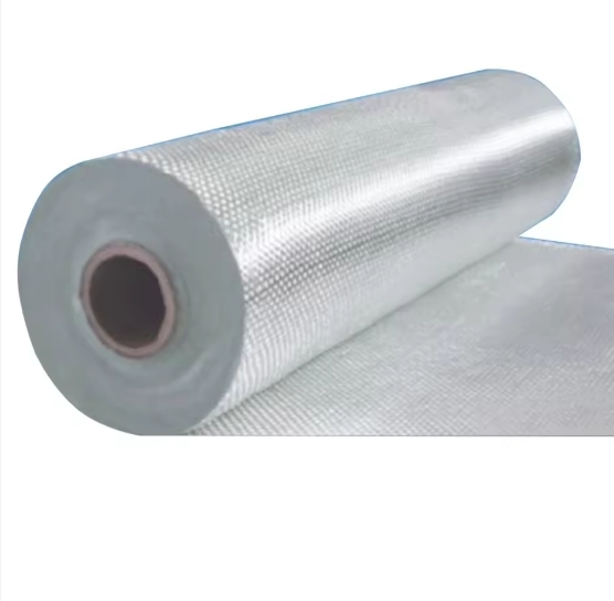 Revestimiento de tela de fibra de vidrio con lámina ignífuga, con tela de fibra de vidrio de malla 10×9, lámina de aluminio de 7 um y peso base de 118 g/m² para aislamiento de HVAC y tuberías