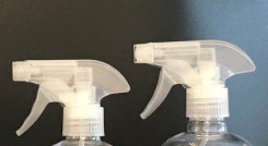 Clear PET 28/410 Neck Trigger Spray Bottles with Spray Cap