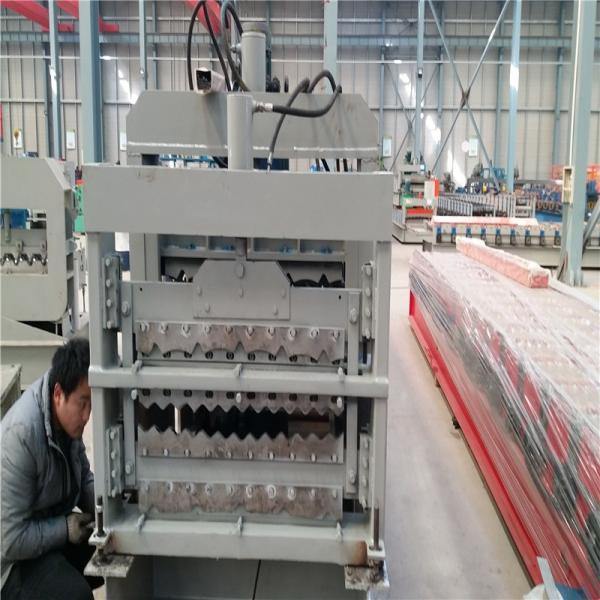 Electric Cutting Metal Double Layer Roofing Sheet Roll Forming Machine With CE