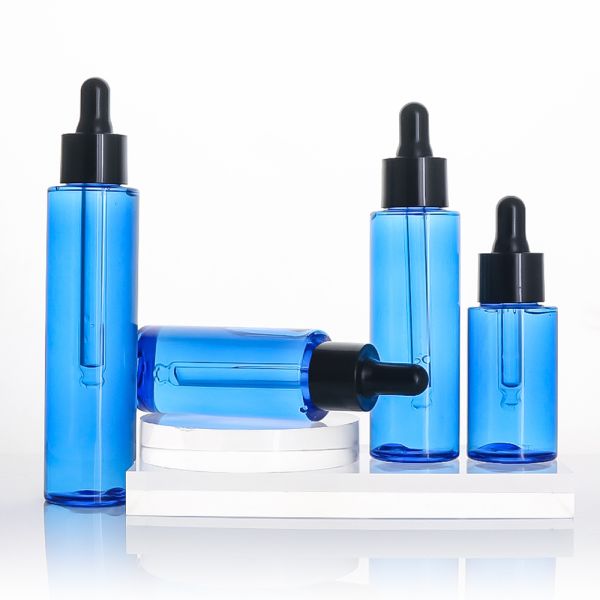 Small MOQ Multi-Purpose BPA-Free PET Dropper Bottles for Skincare and Cosmetic Packaging
