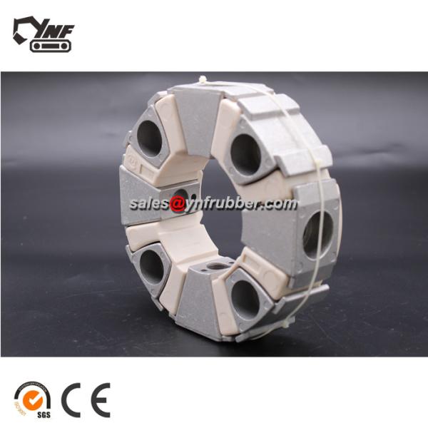 White Color Excavator 40H Rubber Coupling Standard Or Nonstandard