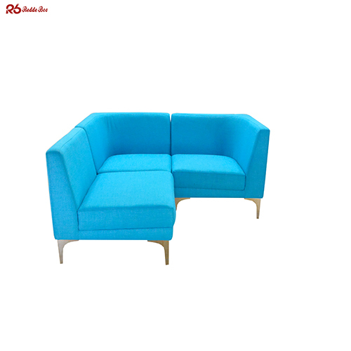 Commercial Collaborative Modular Linen Sofa Couch Sofa Anti Deformation