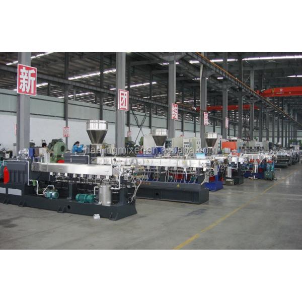 Screw Material 38CrMoALA 62.4mm Twin Screw Extruder for Polycarbonate Production