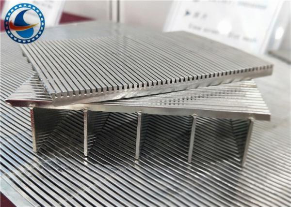 Stainless Steel Arc Wedge Wire Screen Panels For Mining Machinery