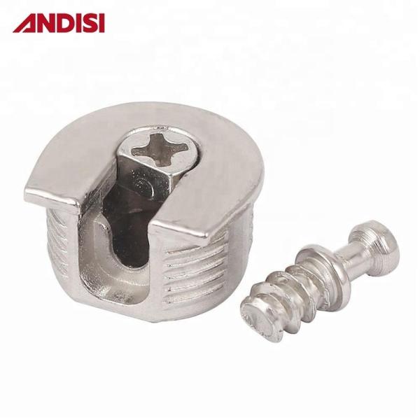 Zinc Alloy 20mm Thread Cam Lock Mini Fix Shelf Support Holder for Furniture Connector
