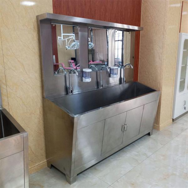 Нержавеющая сталь больницы хирургическая Scrub раковины нога привелась в действие раковину мытья руки