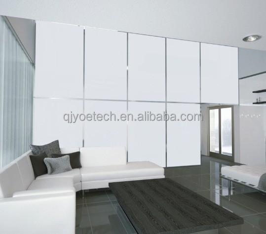 White PVB Laminated Glass for Building Safety Fine Polished Edge and Rough Edge Options
